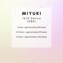 Collection image for: Miyuki 15/0 Delica Beads