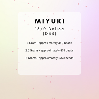 Miyuki 15/0 Delica Beads