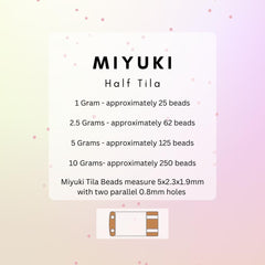 Collection image for: Miyuki Half Tila Beads