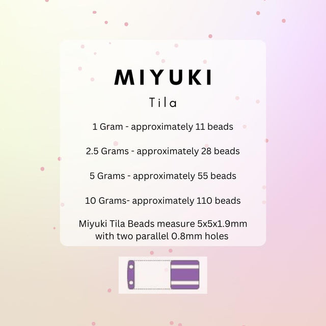 Miyuki Tila Beads