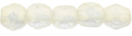 Czech Fire Polished 2mm Round Bead - 1-02-79080CR-82 - Sueded Gold Crystal- 50 Bead Package