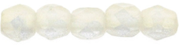 Czech Fire Polished 2mm Round Bead - 1-02-79080CR-82 - Sueded Gold Crystal- 50 Bead Package