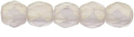 Czech Fire Polished 2mm Round Bead - 1-02-MSG2004-86 - Sueded Gold Medium Amethyst- 50 Bead Package