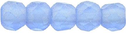 Czech Fire Polished 2mm Round Bead - 1-02-MSG3005-92 - Sueded Gold Sapphire - 50 Bead Package