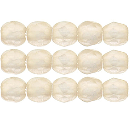 Czech Fire Polished 2mm Round Bead - 1-02-MSG7010-90 - Sueded Gold Rosaline - 50 Bead Package