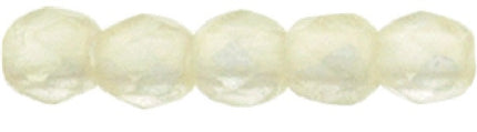 Czech Fire Polished 2mm Round Bead - 1-02-MSG8010-84 - Sueded Gold Jonquil- 50 Bead Package