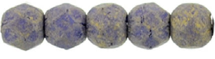 Czech Fire Polished 2mm Round Bead - 1-02-PS1003-25 - Pacifica Elderberry - 50 Bead Package