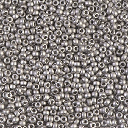 Miyuki 11/0 Seed Beads - 11-194F - Matte Palladium Plated