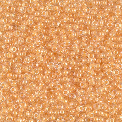 Miyuki 11/0 Seed Beads - 11-202 - Lemon Lined Crystal
