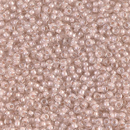 Miyuki 11/0 Seed Beads - 11-215 - Blush Lined Crystal