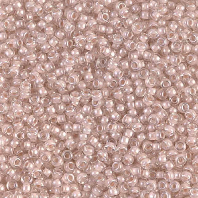 Miyuki 11/0 Seed Beads - 11-215 - Blush Lined Crystal