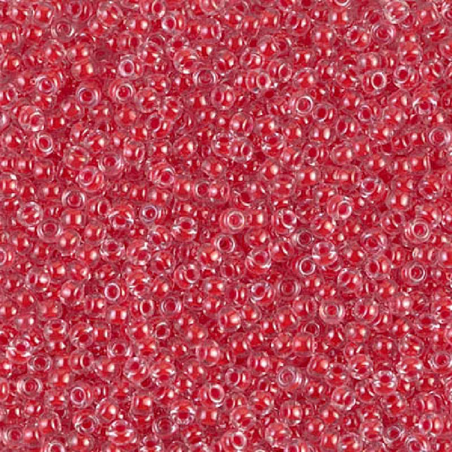 Miyuki 11/0 Seed Beads - 11-226 - Dark Coral Lined Crystal