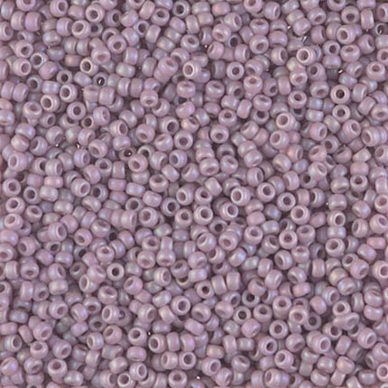 Miyuki 11/0 Seed Beads - 11-410FR - Matte Opaque Mauve AB