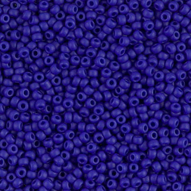Miyuki 11/0 Seed Beads - 11-414F - Matte Opaque Cobalt