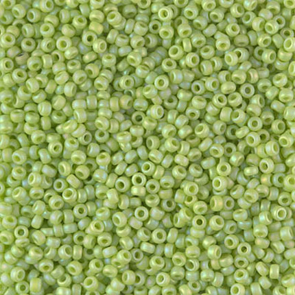 Miyuki 11/0 Seed Beads - 11-416FR - Matte Opaque Chartreuse AB