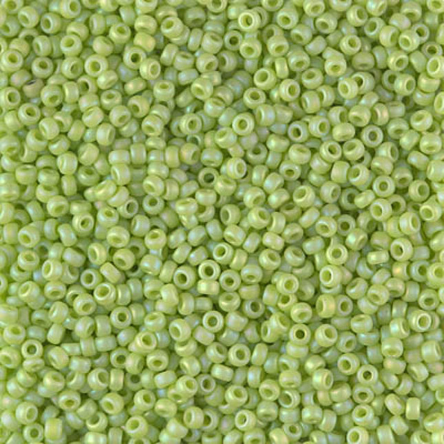 Miyuki 11/0 Seed Beads - 11-416FR - Matte Opaque Chartreuse AB