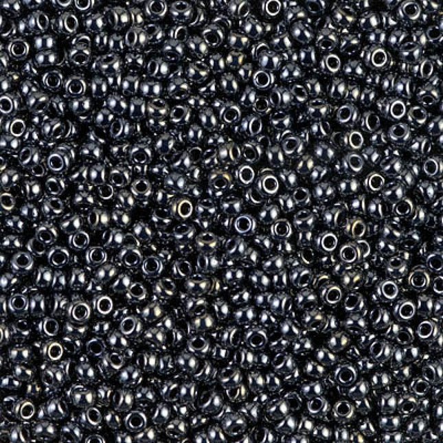 Miyuki 11/0 Seed Beads - 11-464 - Light Gunmetal