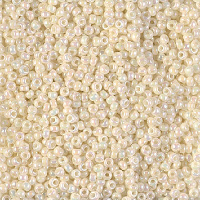 Miyuki 11/0 Seed Beads - 11-491 - Ivory Pearl Ceylon Luster