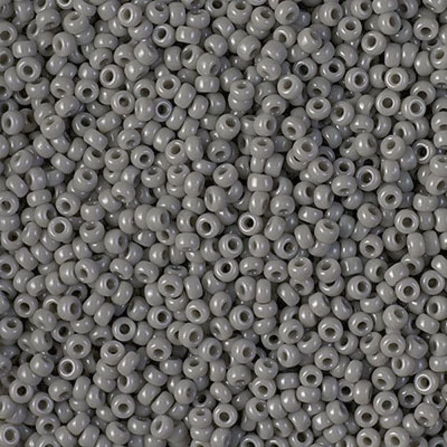 Miyuki 11/0 Seed Beads - 11-499 - Opaque Falcon Gray
