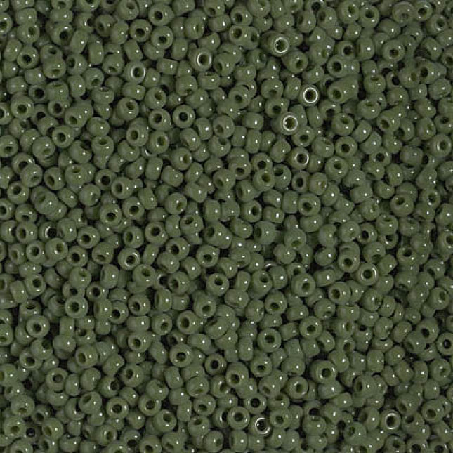 Miyuki 11/0 Seed Beads - 11-501 - Opaque Avocado