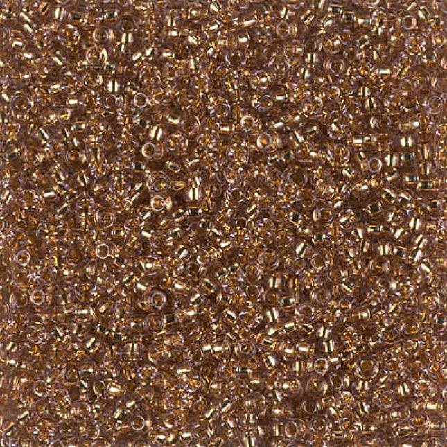 Miyuki 11/0 Seed Beads - 11-952 - 24kt Gold Lined Pale Amethyst