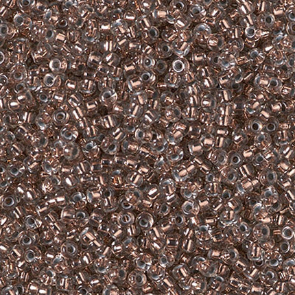 Miyuki 11/0 Seed Beads - 11-974 - Copper Lined Pale Gray