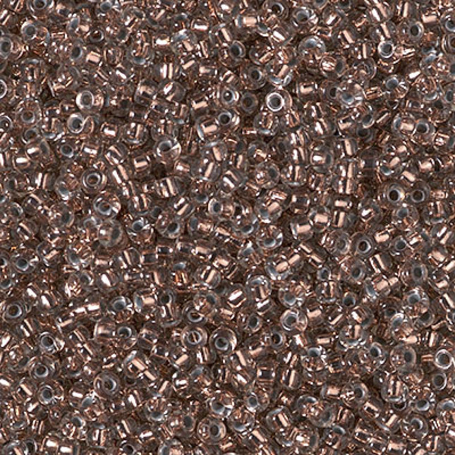 Miyuki 11/0 Seed Beads - 11-974 - Copper Lined Pale Gray