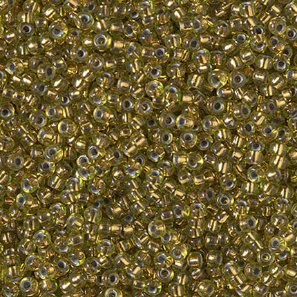 Miyuki 11/0 Seed Beads - 11-975 - Copper Lined Pale Chartreuse