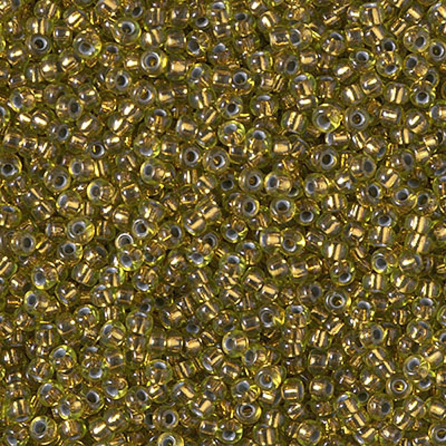 Miyuki 11/0 Seed Beads - 11-975 - Copper Lined Pale Chartreuse