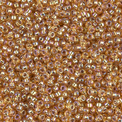 Miyuki 11/0 Seed Beads - 11-1004 - Silver Lined Dark Gold