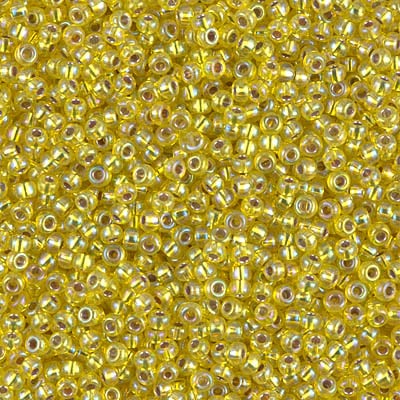 Miyuki 11/0 Seed Beads - 11-1006 - Silver Lined Yellow AB
