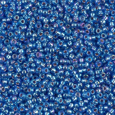 Miyuki 11/0 Seed Beads - 11-1019 - Silver Lined Sapphire AB