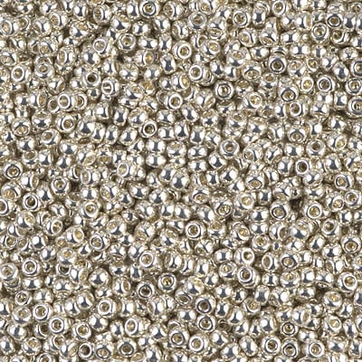 Miyuki 11/0 Seed Beads - 11-1051 - Galvanized Silver