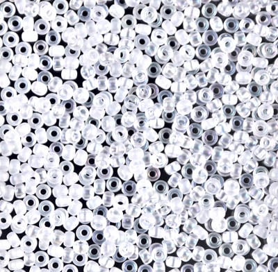 Miyuki 11/0 Seed Beads - 11-131SFR - Semi-Matte Transparent Crystal AB