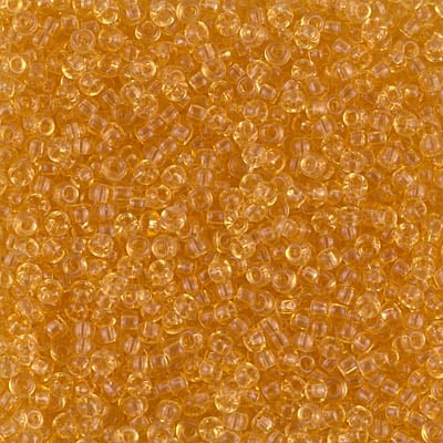 Miyuki 11/0 Seed Beads - 11-132 - Transparent Light Amber