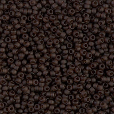 Miyuki 11/0 Seed Beads - 11-135F - Matte Transparent Root Beer