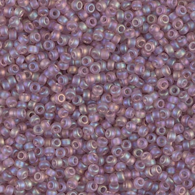 Miyuki 11/0 Seed Beads - 11-142FR - Matte Transparent Light Amethyst AB