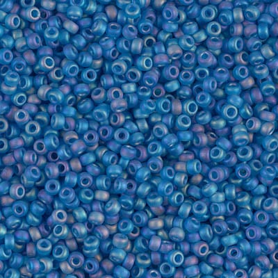 Miyuki 11/0 Seed Beads - 11-149FR - Matte Transparent Aqua AB