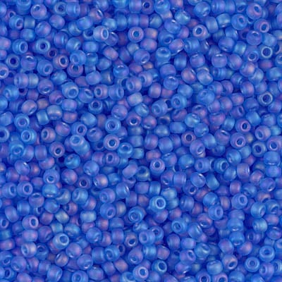 Miyuki 11/0 Seed Beads - 11-150FR - Matte Transparent Sapphire AB