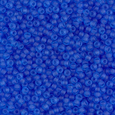 Miyuki 11/0 Seed Beads - 11-150F - Matte Transparent Sapphire