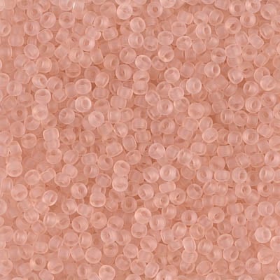 Miyuki 11/0 Seed Beads - 11-155F - Matte Transparent Pale Pink