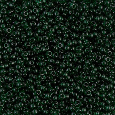 Miyuki 11/0 Seed Beads - 11-156 - Transparent Emerald
