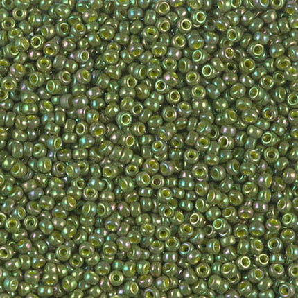 Miyuki 11/0 Seed Beads - 11-1897 - Opaque Golden Olive Luster