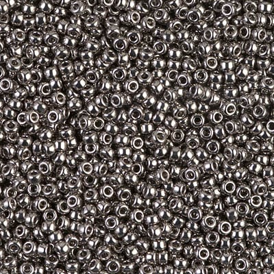 Miyuki 11/0 Seed Beads - 11-190 - Nickel Plated