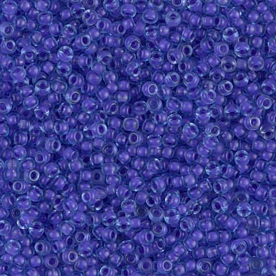 Miyuki 11/0 Seed Beads - 11-1930 - Semi-Matte Lilac Lined Light Sapphire