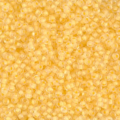 Miyuki 11/0 Seed Beads - 11-1936 - Semi-Matte Daffodil Lined Crystal