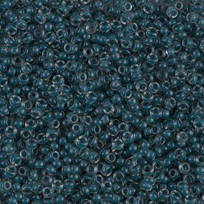 Miyuki 11/0 Seed Beads - 11-1938 - Semi-Matte Slate Blue Lined Gray