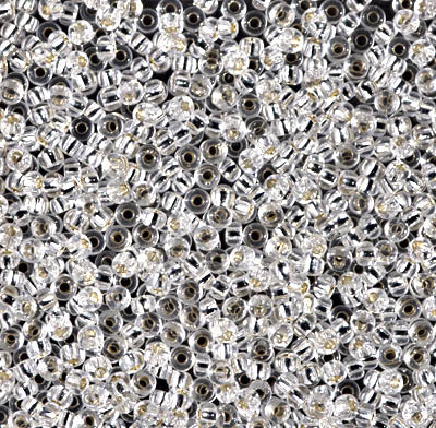 Miyuki 11/0 Seed Beads - 11-001 - Silver Lined Crystal