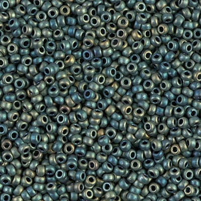Miyuki 11/0 Seed Beads - 11-2008 - Matte Teal AB
