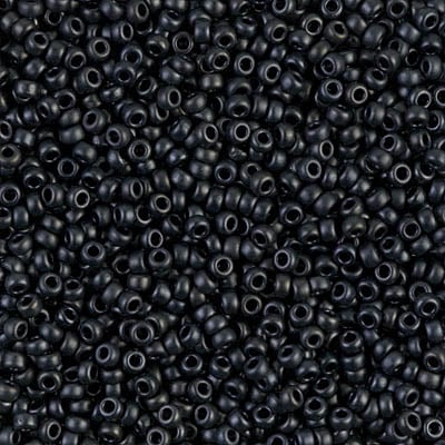 Miyuki 11/0 Seed Beads - 11-2010 - Matte Dk Gray